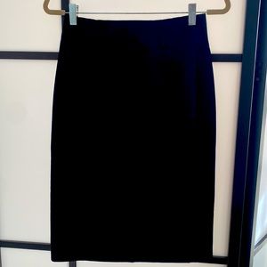 Club Monaco Black high-waisted pencil skirt